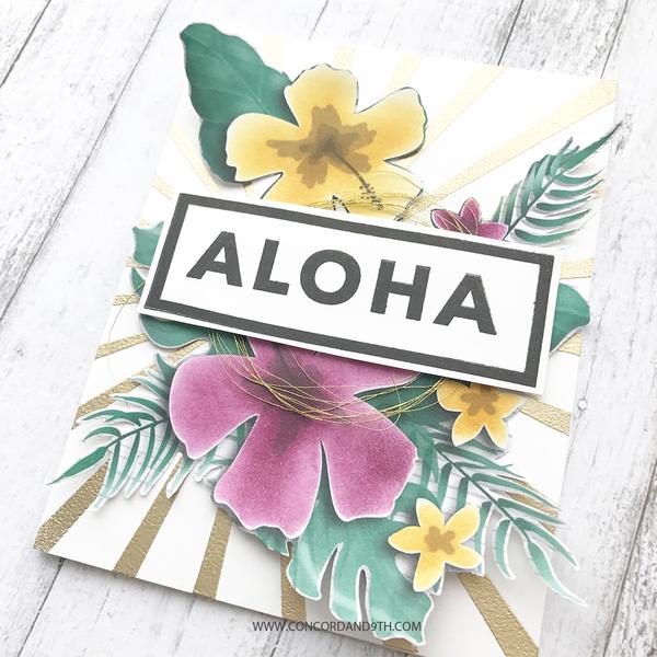 Aloha Fill-In Patterned Paper Aloha Fill-In Patterned Paper