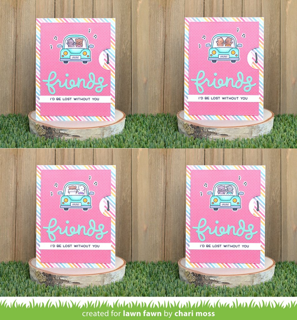 Reveal Wheel Car Critters Add-On - lawn cuts Reveal Wheel Car Critters Add-On - lawn cuts