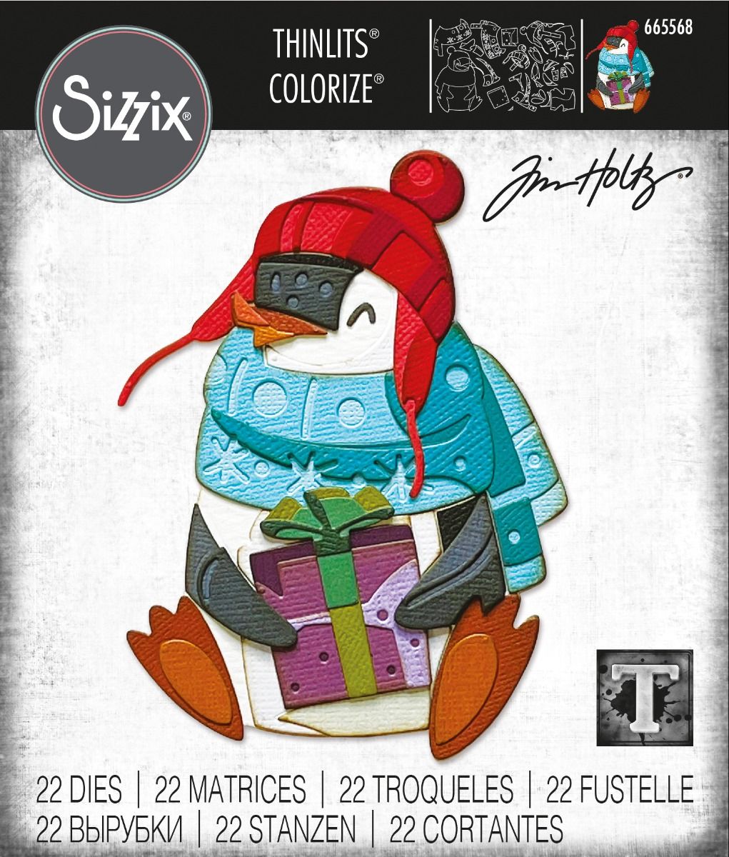 Eugene, Colorize - Sizzix Thinlits Dies By Tim Holtz