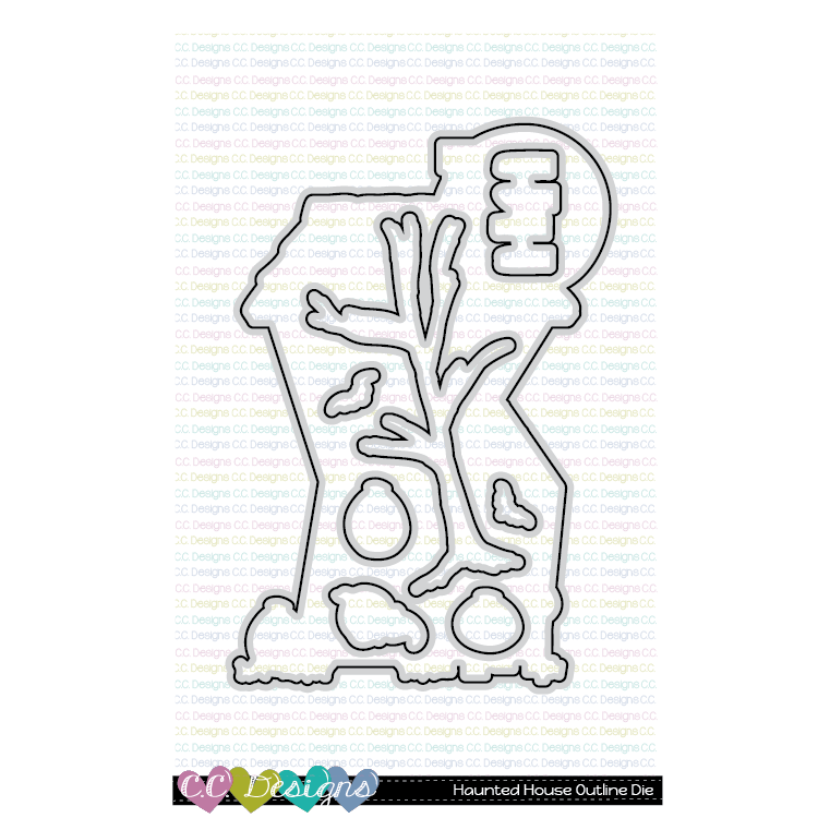 Haunted House - Outline Metal Die