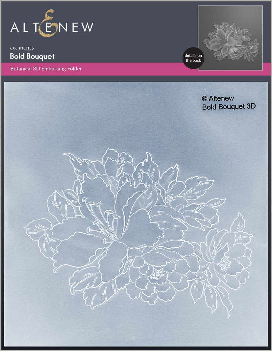 Bold Bouquet - 3D Embossing Folder