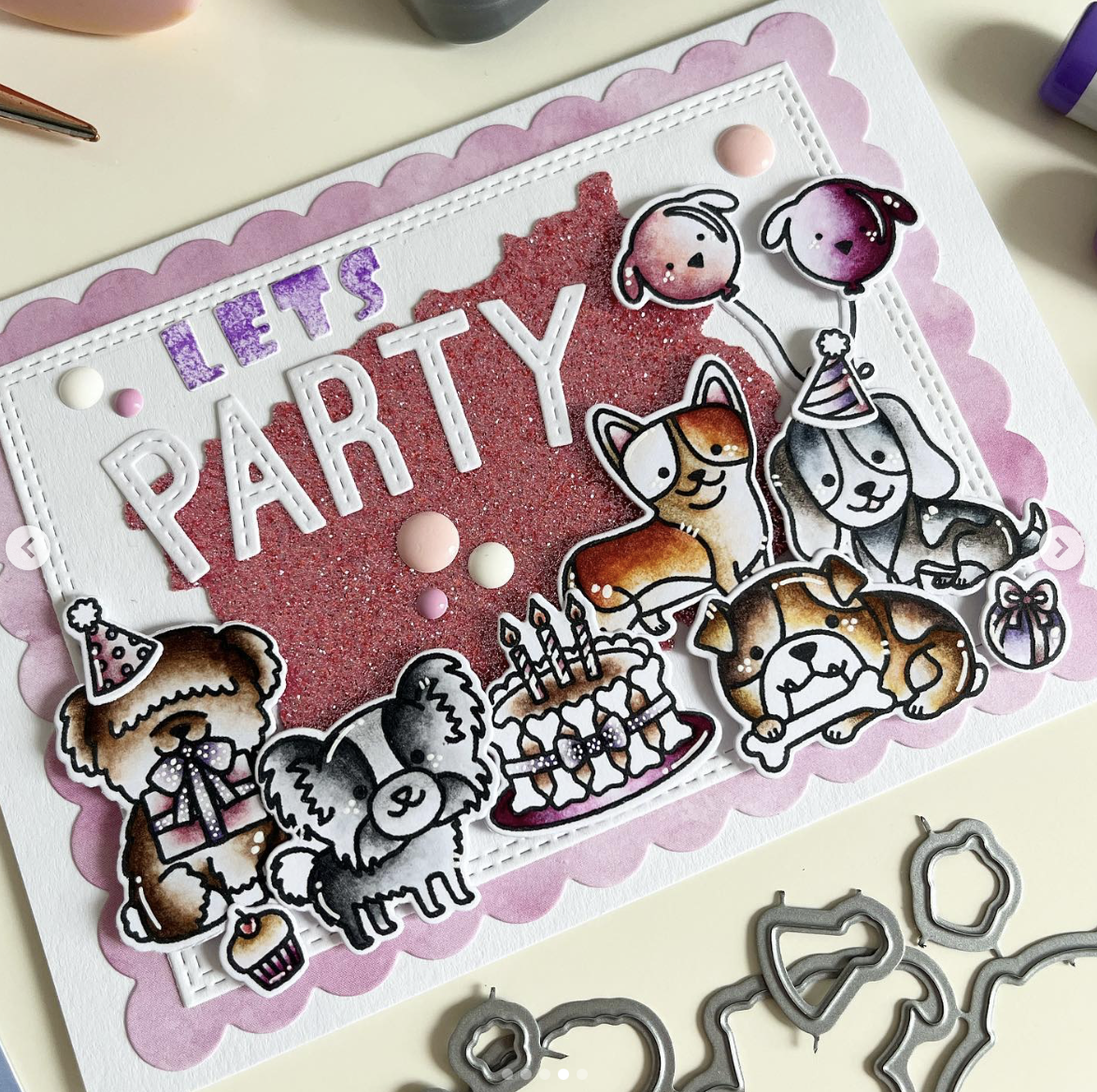 Hunde feiern Geburtstag