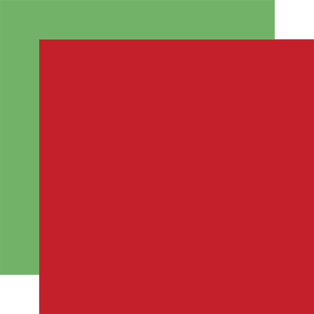 Designer Solids - Red/Light Green - Echo Park