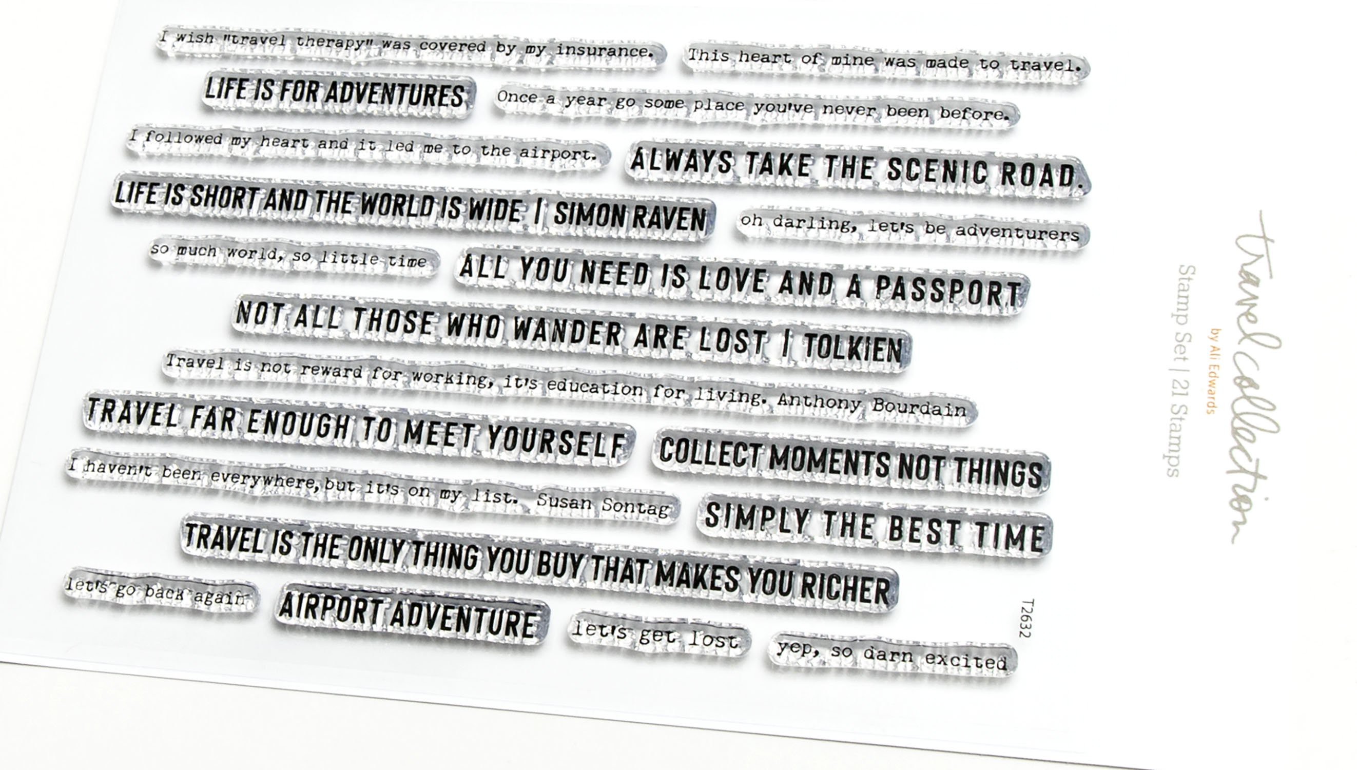 Collect Moments 4x6 Stamp Set - Travel Collection 2020 Collect Moments 4x6 Stamp Set - Travel Collection 2020