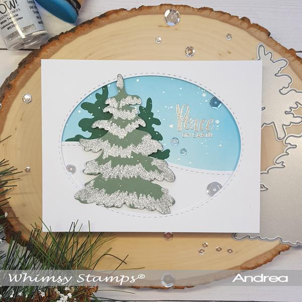 Snowy Trees - Die Set