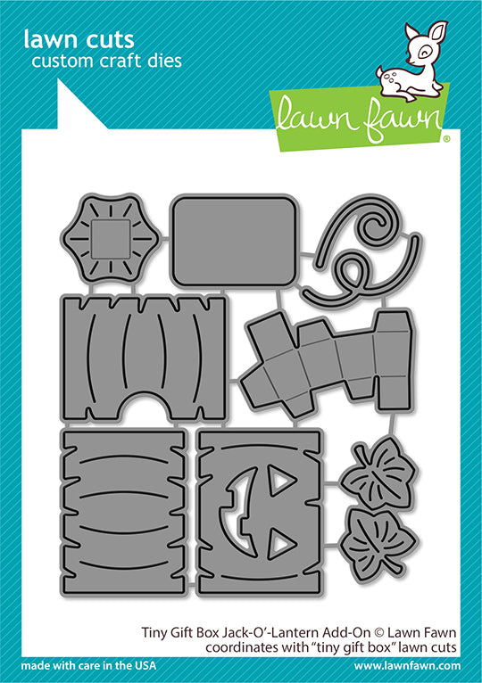 Tiny Gift Box Jack-O'-Lantern Add-On - Lawn Cuts Tiny Gift Box Jack-O'-Lantern Add-On - Lawn Cuts