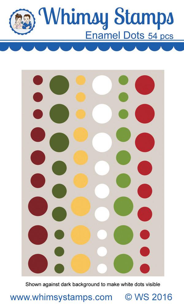 Christmas Cheer Enamel Dots