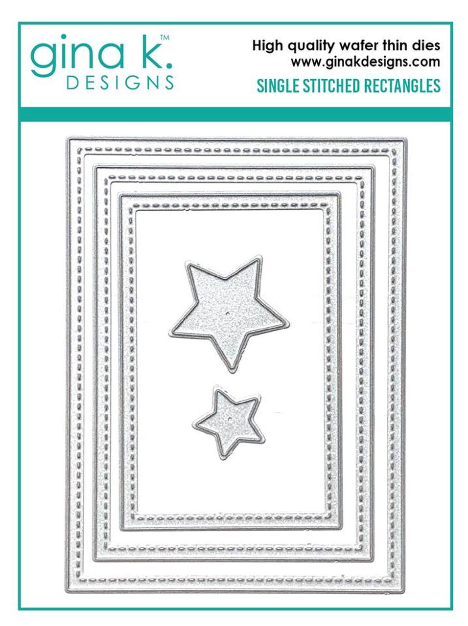 Single Stitched Rectangles - Dies