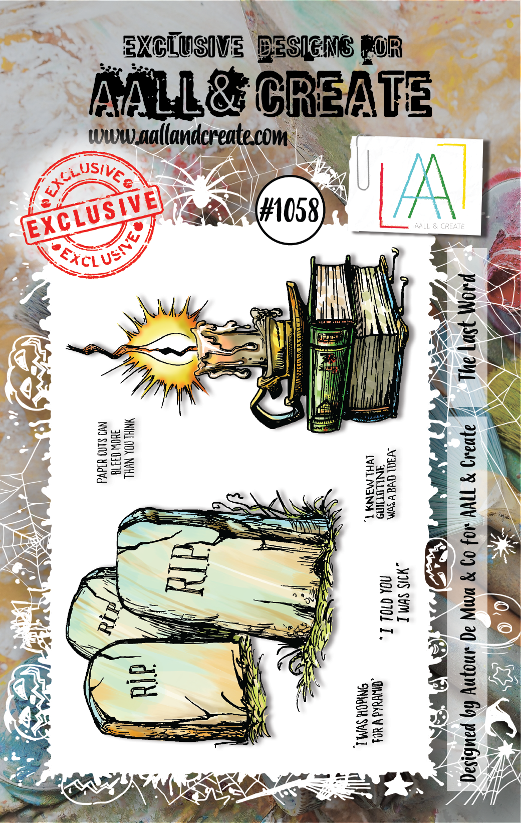#1058 - A7 Stamp Set - The Last Word #1058 - A7 Stamp Set - The Last Word