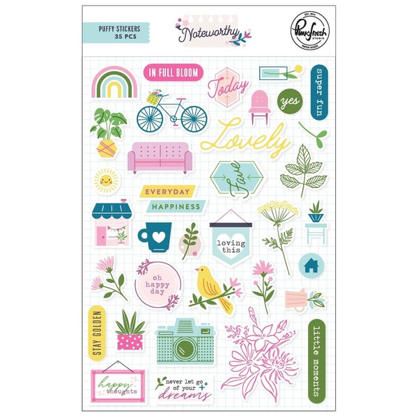 Puffy stickers - Noteworthy