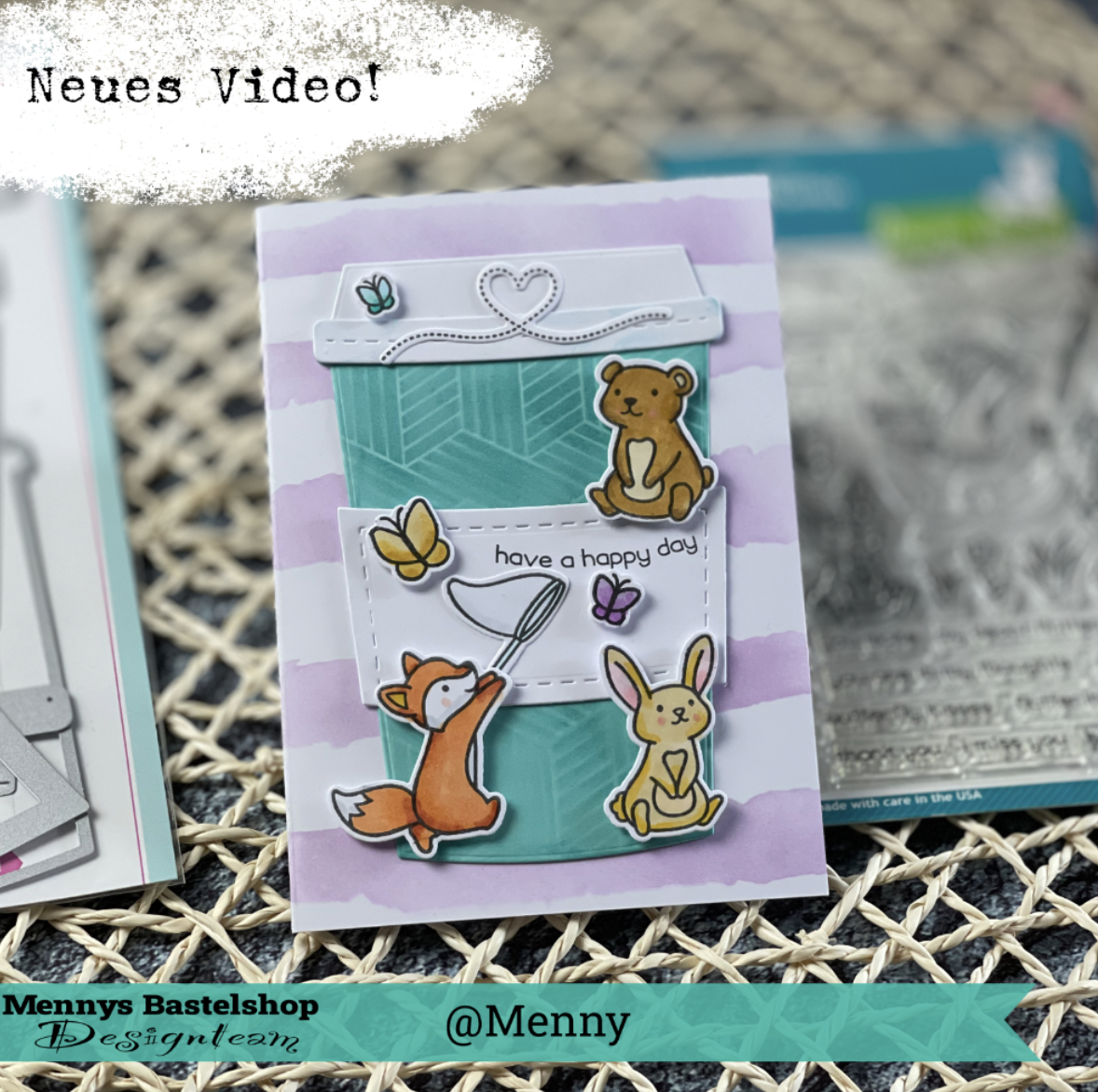 Coffee Cup Stanze Heffy Doodle - Mit Video