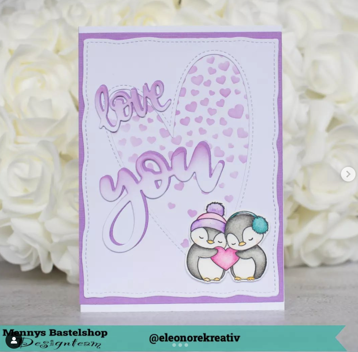 Pinguine sind verliebt