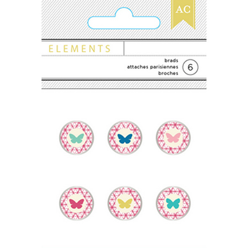 Butterflies - American Crafts - Epoxy Brads