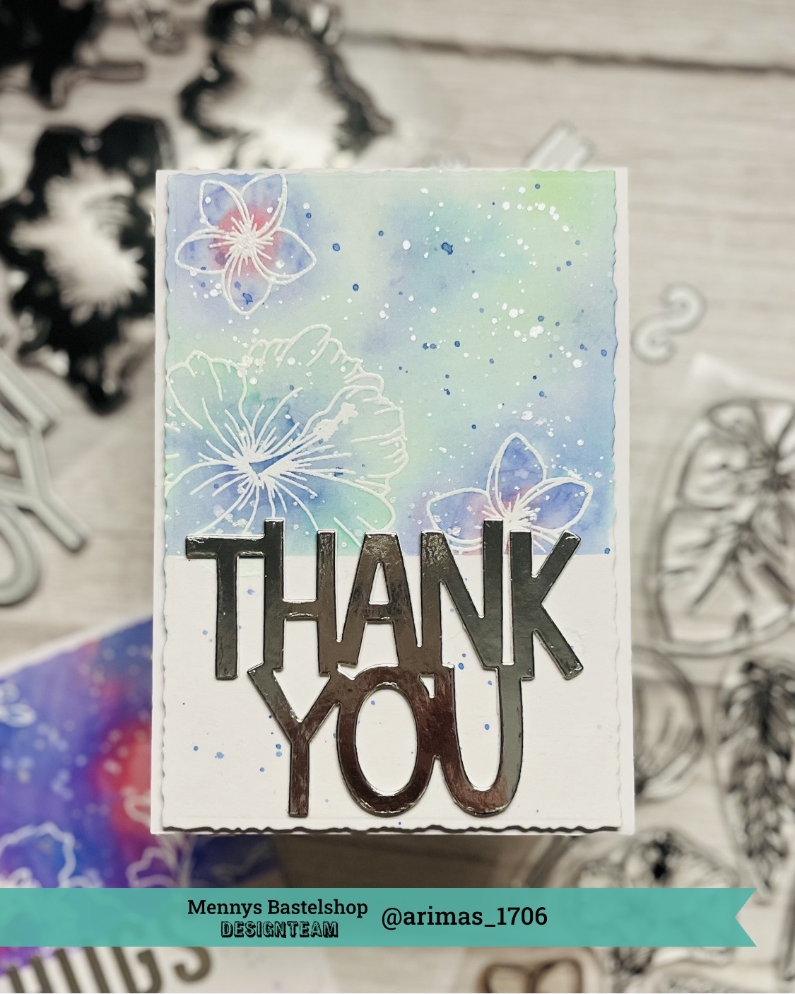 Aquarell-Duo: Hugs & Thank You 