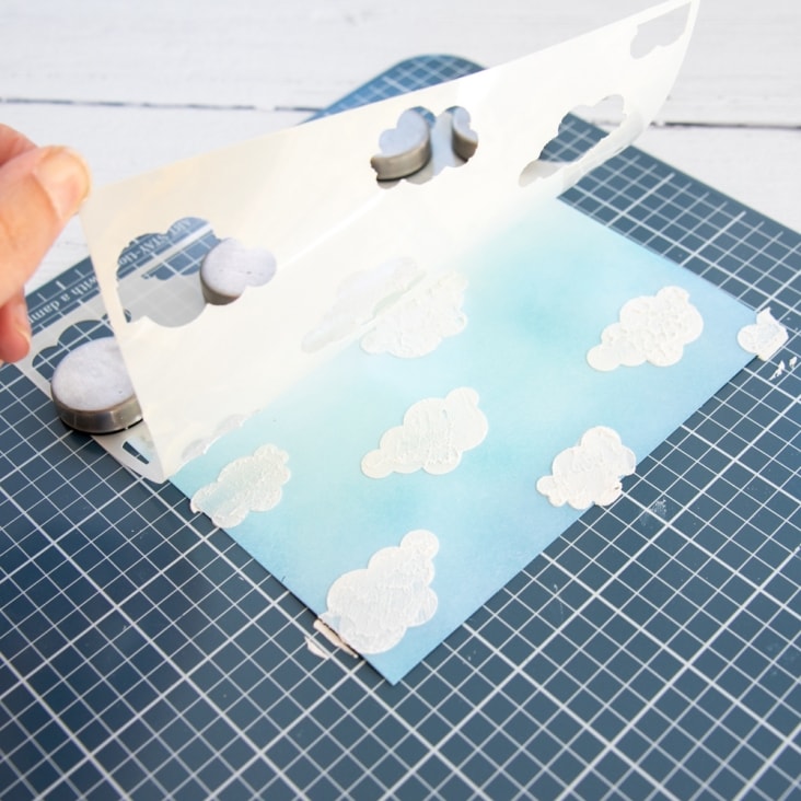 Head In The Clouds - Stencil