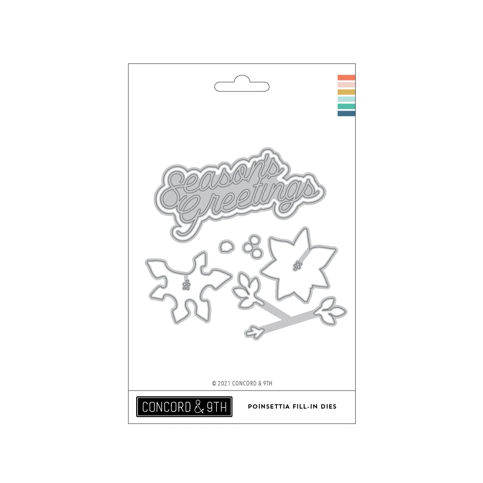 Poinsettia Fill-In - Dies Poinsettia Fill-In - Dies