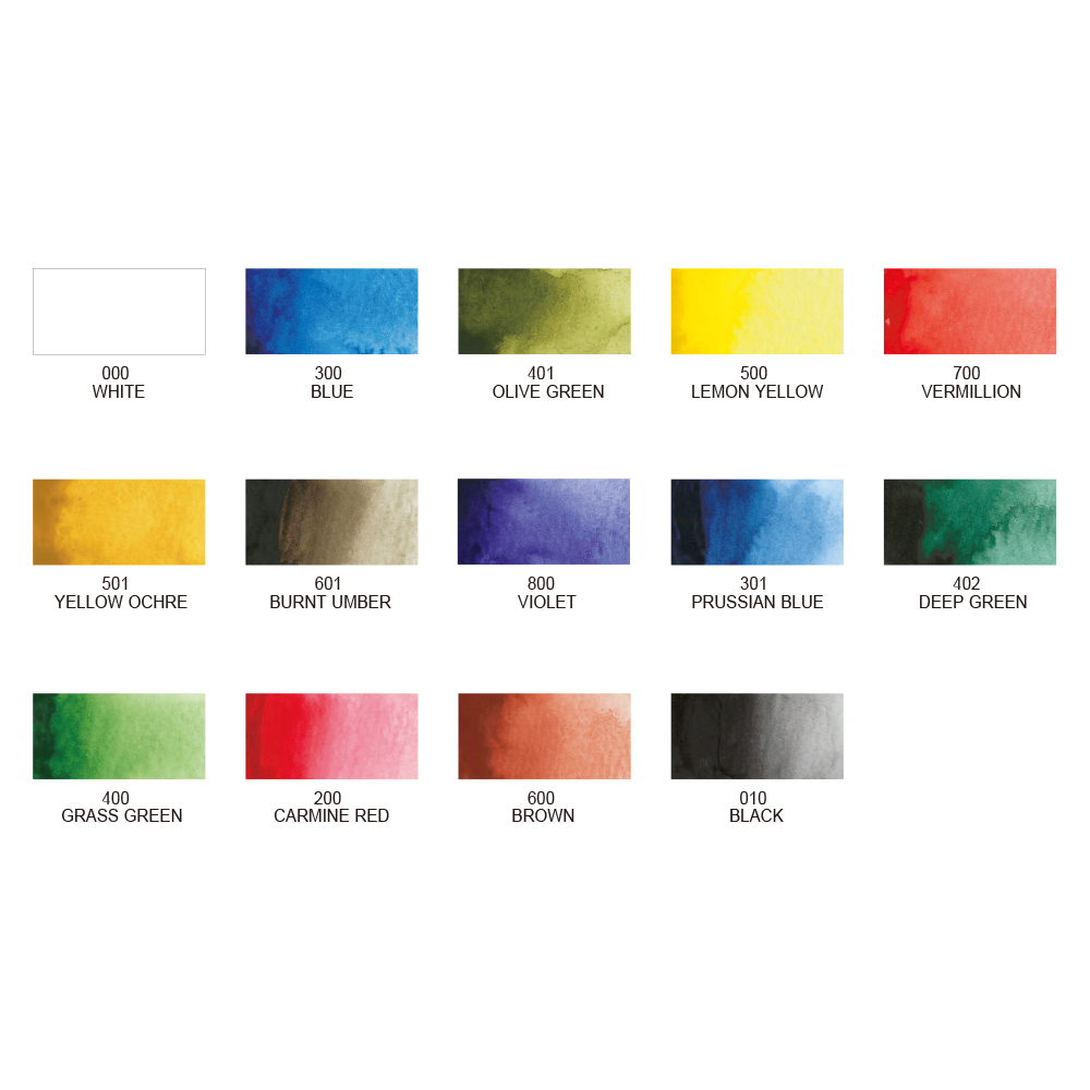 ZIG Transparent Watercolor Set