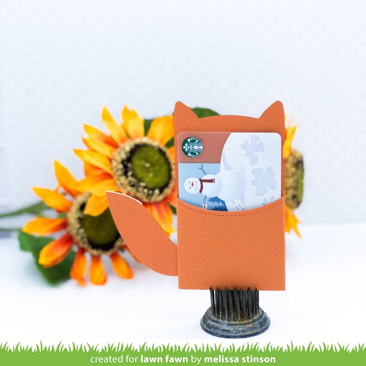 Stitched Gift Card Pocket- Lawn Cuts Stitched Gift Card Pocket- Lawn Cuts