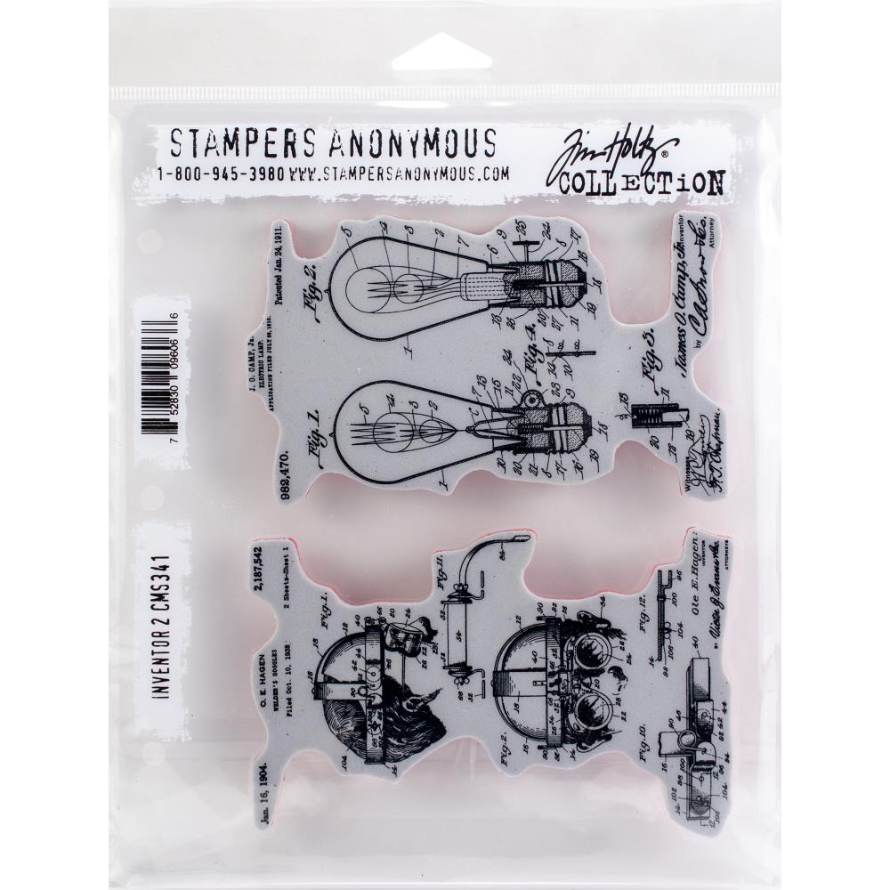 Inventor 2 - Tim Holtz Cling Stamps
