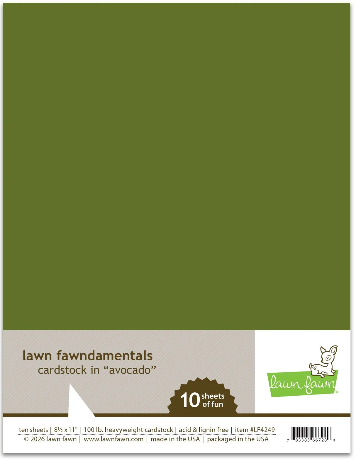 Avocado - Cardstock Avocado - Cardstock