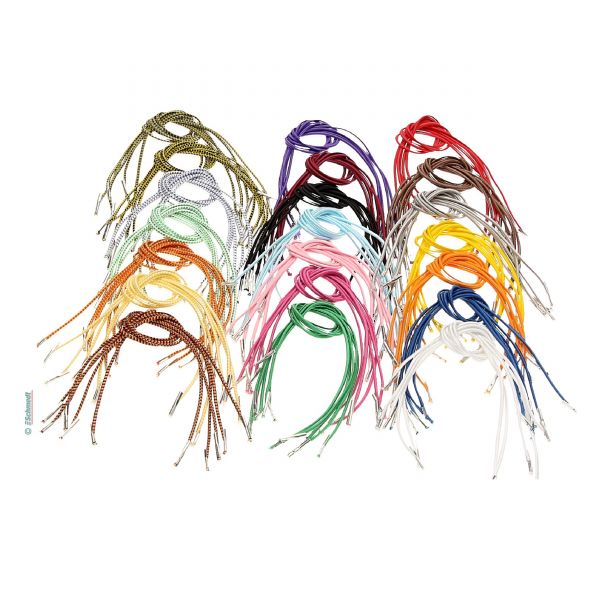 2mm - Silber - Gummischnur