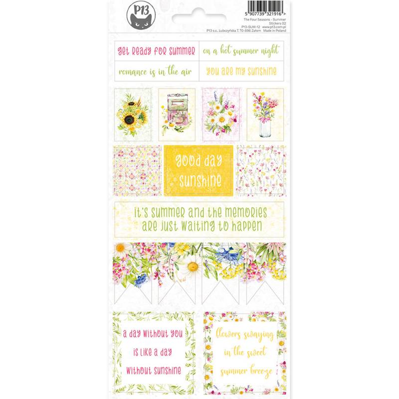 Sticker Sheet 02 - The Four Seasons - Summer Sticker Sheet 02 - The Four Seasons - Summer
