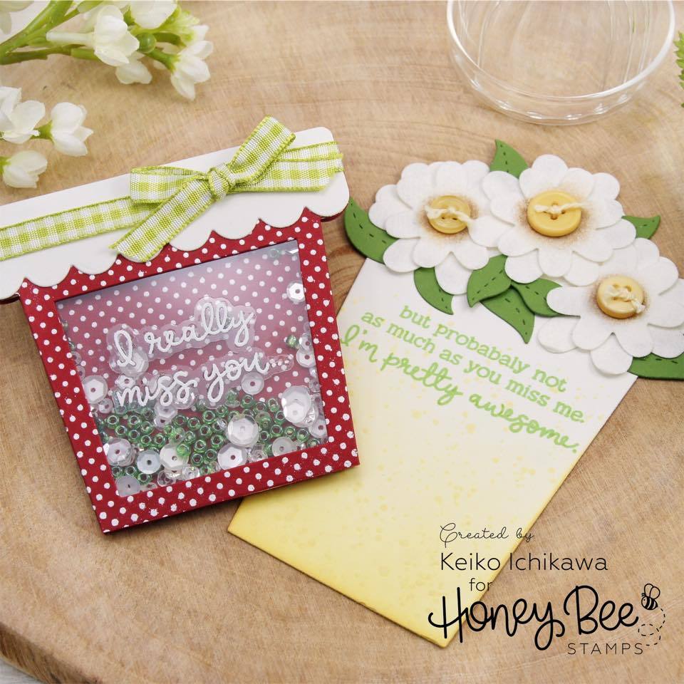Flower Pot Card - Honey Cuts