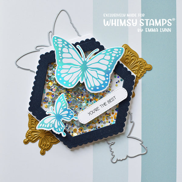 Butterflies - Hot Foil Plates Butterflies - Hot Foil Plates