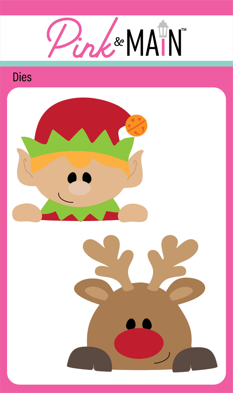 Deer and Elf Peeker - Dies Deer and Elf Peeker - Dies