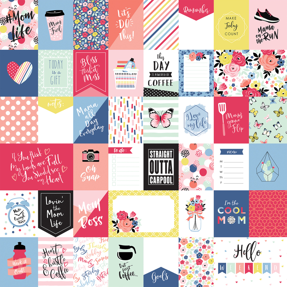 Multi Journaling Cards - I am Mom - Echo Park Multi Journaling Cards - I am Mom - Echo Park