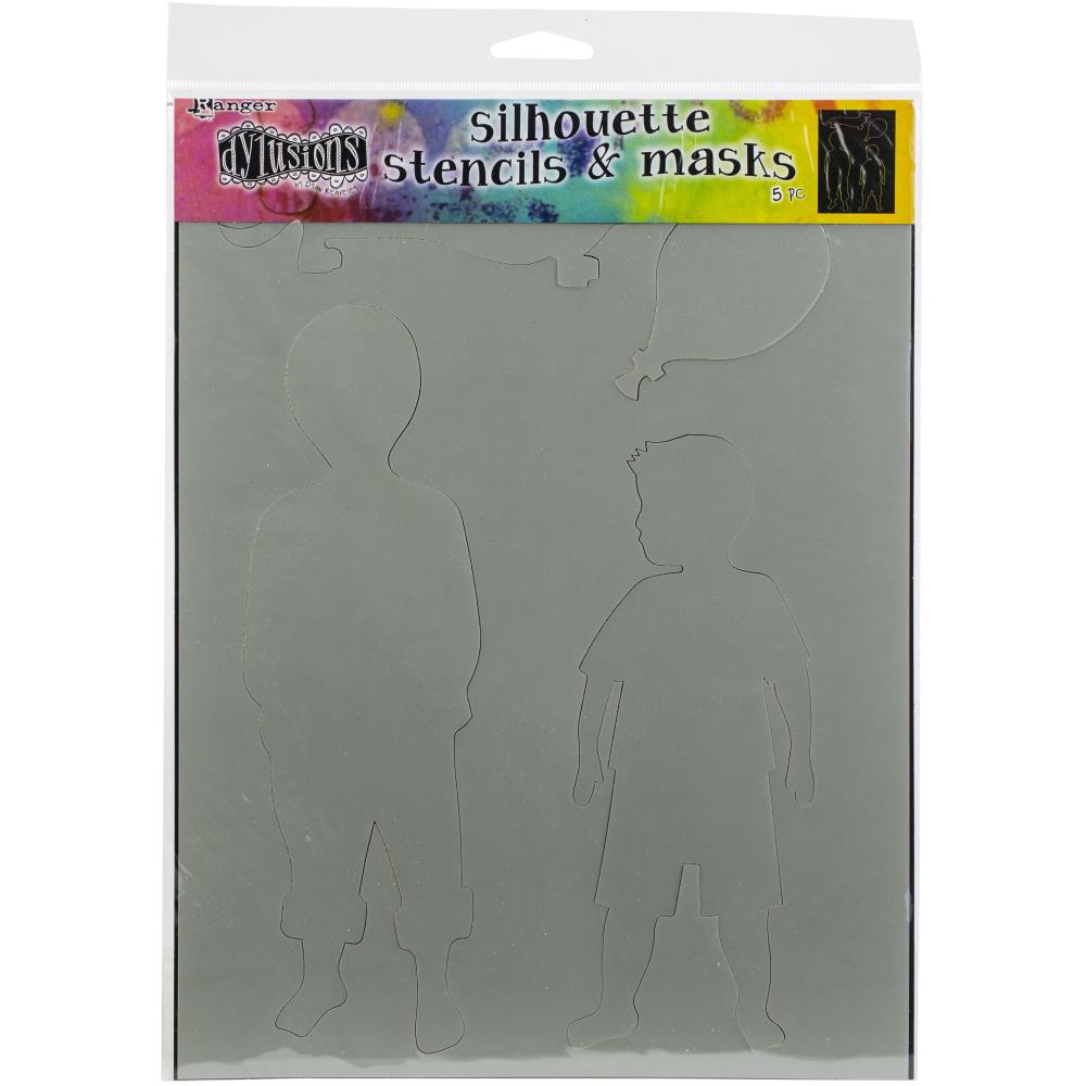 Otis - 9x12" - Dyan Reaveley's Dylusions Stencils