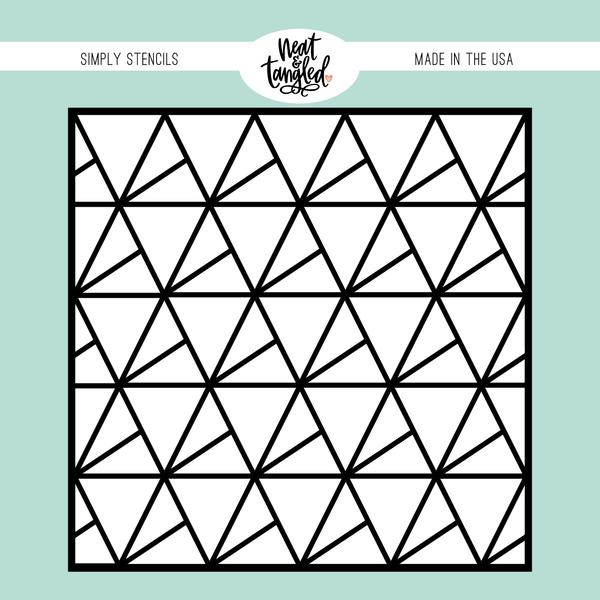 Dimensional Triangles - Simply Stencil Dimensional Triangles - Simply Stencil
