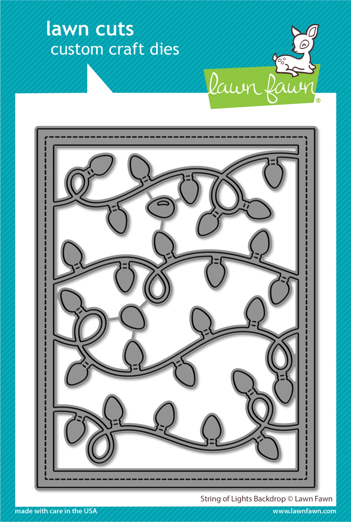 String Of Lights Backdrop - Lawn Cuts