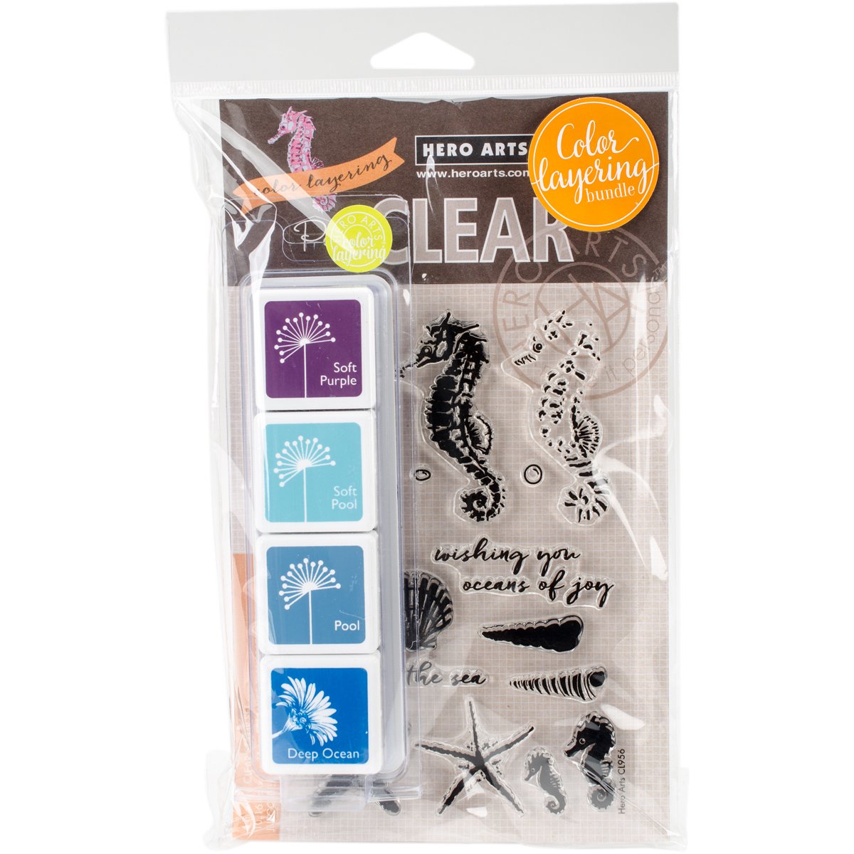 Hero Arts Color Layering Bundle- Seahorse