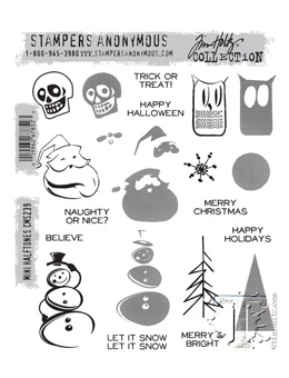 Mini Halftones - Tim Holtz Cling Stamps