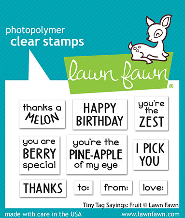 Tiny Tag Sayings: Fruit Tiny Tag Sayings: Fruit