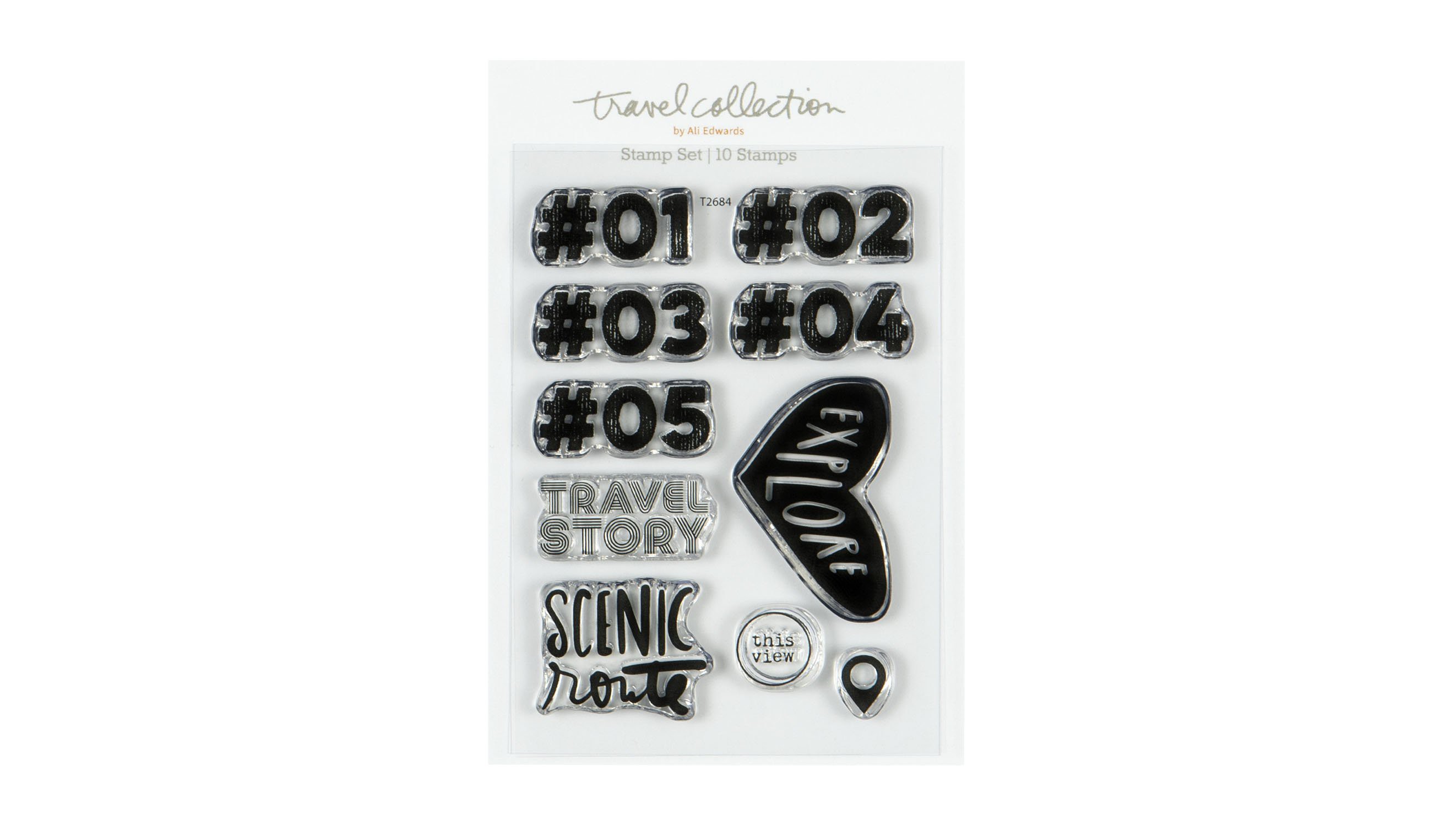 Travel Story 3x4 Stamp Set - Travel Collection 2020