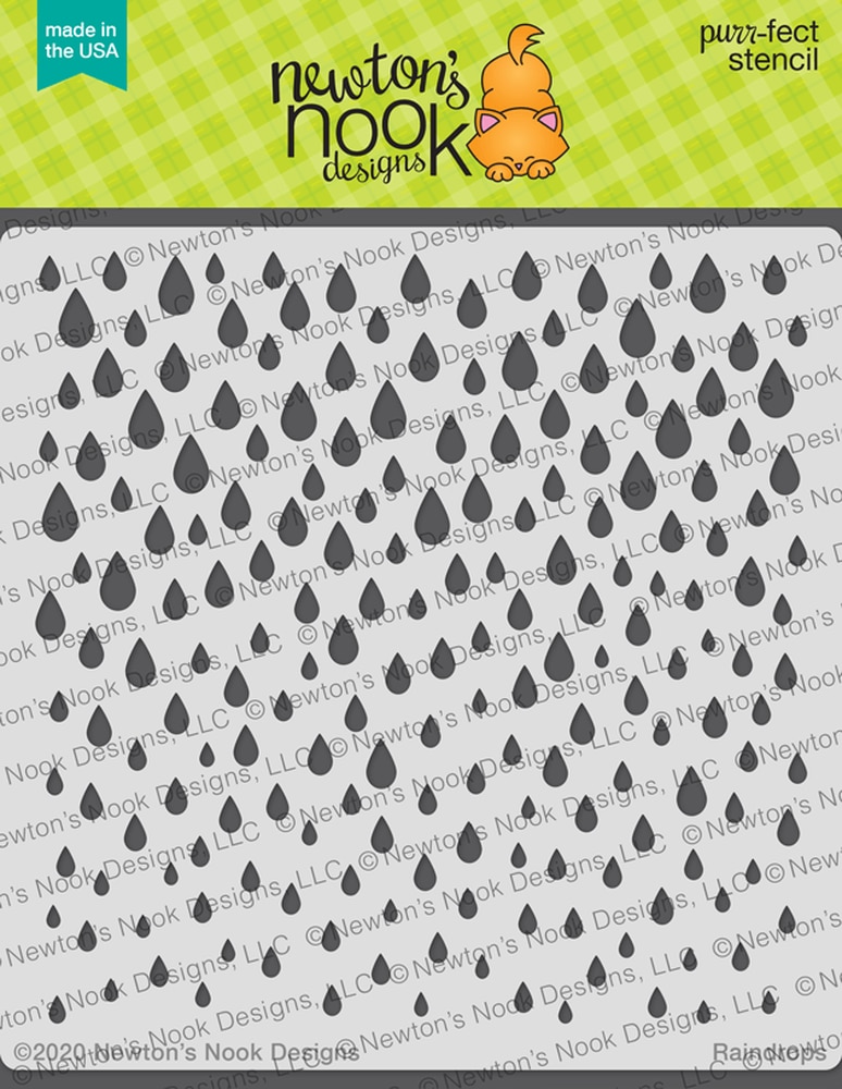 Raindrops - Stencil Raindrops - Stencil