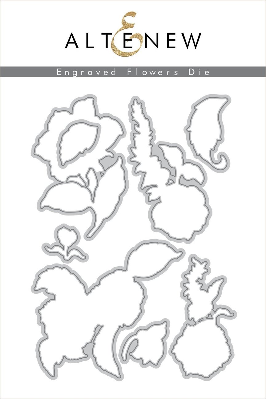 Engraved Flowers - Die Set