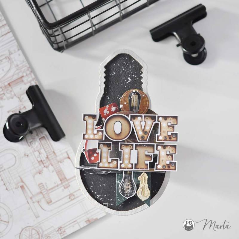 Base Bulb 01 - Light Chipboard Embelishments