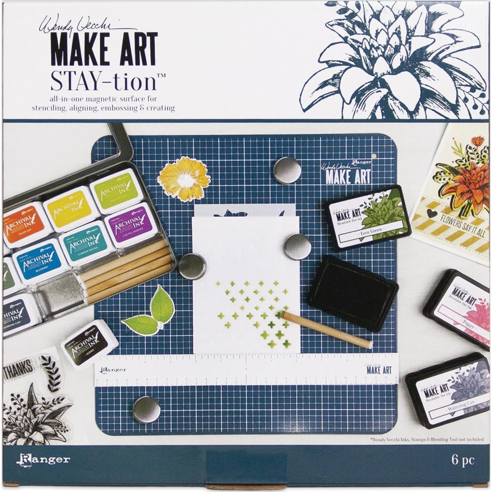 12" - Stay-tion - All-In-One Magnetic Surface - Wendy Vecchi