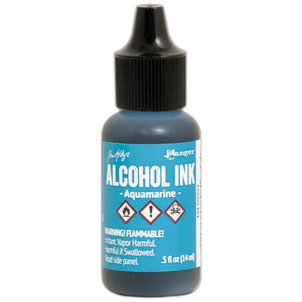 Aquamarine - Alcohol Ink