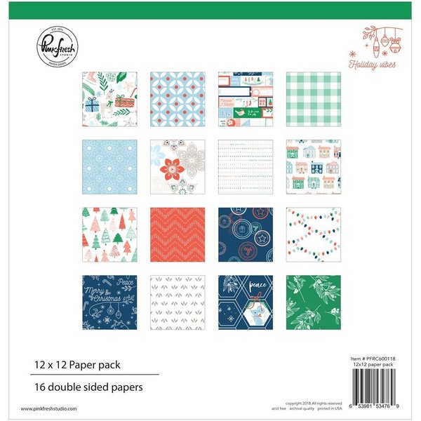 12 x 12 Collection Paper Pack - Holiday vibes