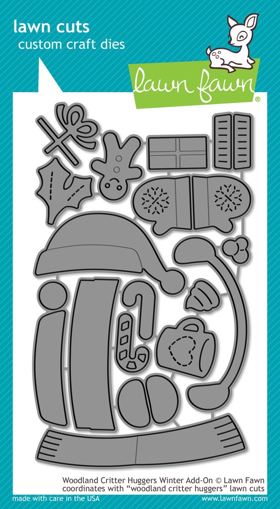 Woodland Critter Huggers Winter Add-On - Lawn Cuts Woodland Critter Huggers Winter Add-On - Lawn Cuts