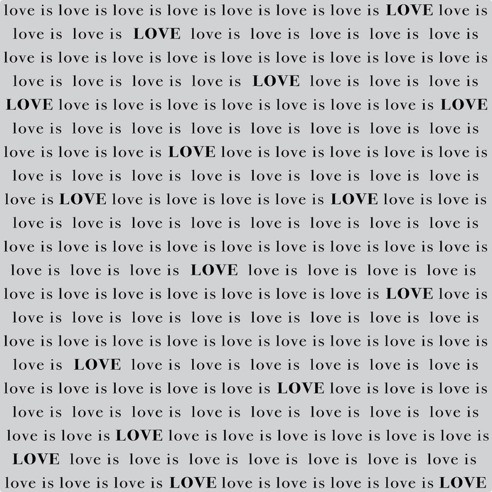 Love Is Love - Hero Arts Cling Stamps