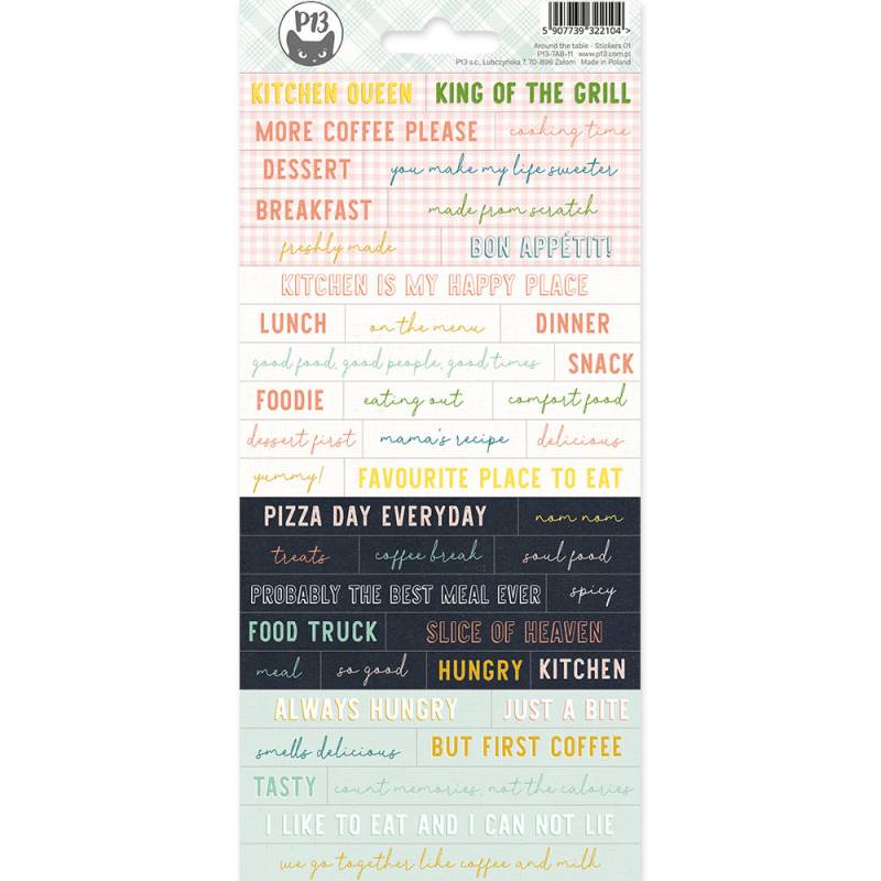 Sticker Sheet 01 - Around the Table