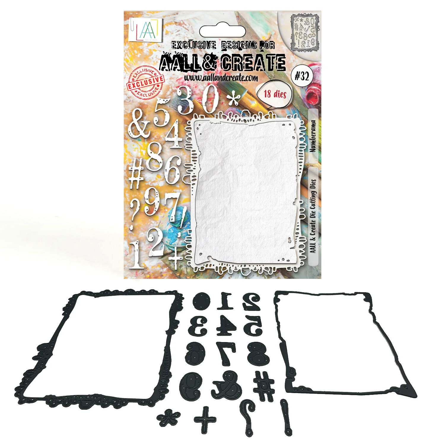 Numberama - #32 - Die-Cutting Die Set Numberama - #32 - Die-Cutting Die Set