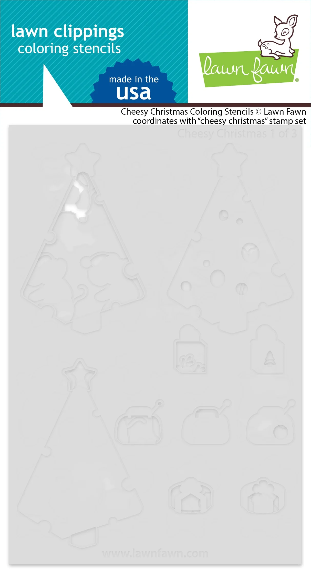 Cheesy Christmas - Coloring Stencils Cheesy Christmas - Coloring Stencils