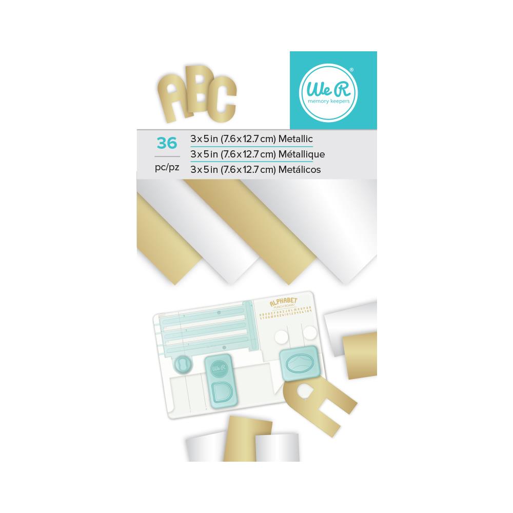 Gold & Silver Metallic Foil - Paper Pad 3"X5"