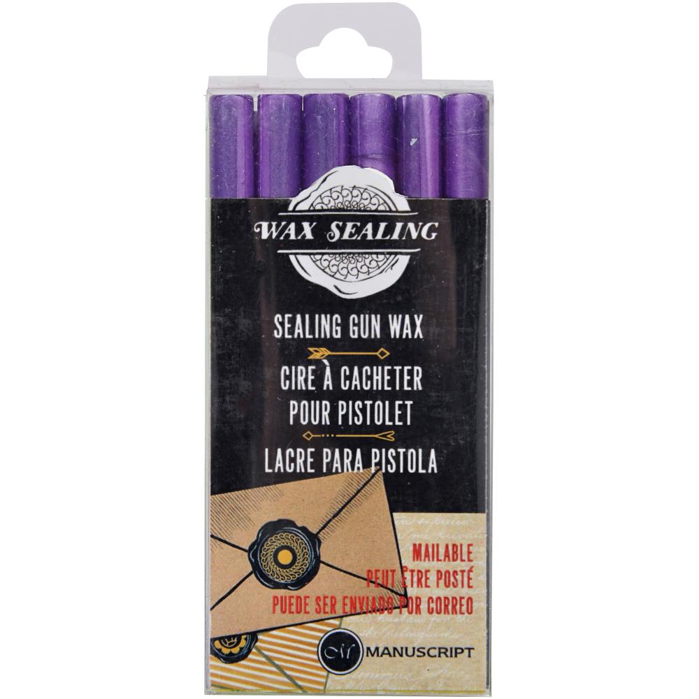 Sealing Wax Gun Sticks 6/Pkg - Lilac